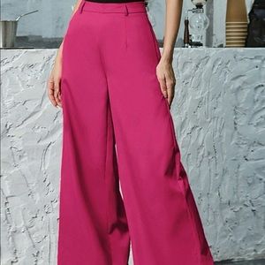 Hot Pink Wide Leg Pants